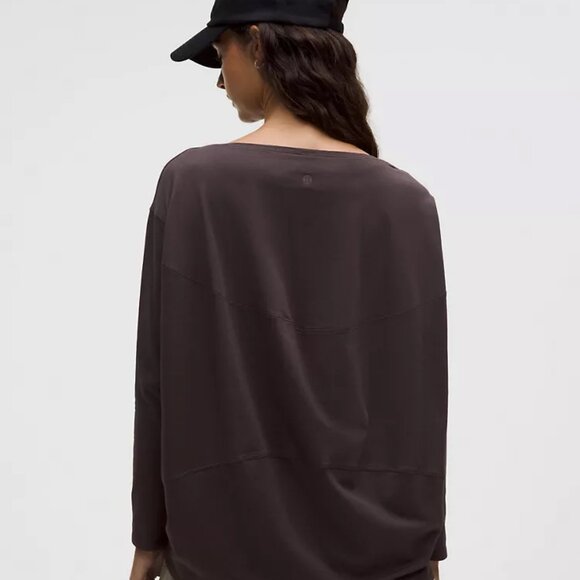 Lululemon Back in Action Long Sleeve - Dark Purple - Size 6 - Picture 7 of 8